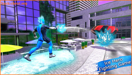 Flying Ice Hero War - Robot Fighting Games 2021 screenshot