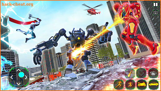 Flying Iron Rope Superhero Gangster crime Battle screenshot