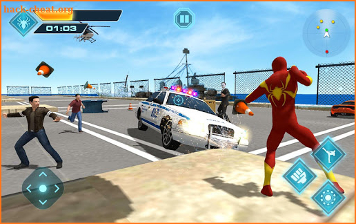 Flying Iron Spider Hero Adventure screenshot