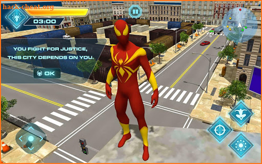 Flying Iron Spider Hero Adventure screenshot