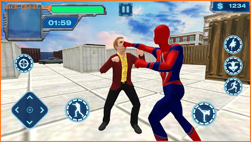 Flying Iron Spider - Rope Superhero screenshot