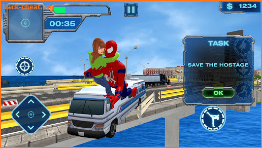 Flying Iron Spider - Rope Superhero screenshot