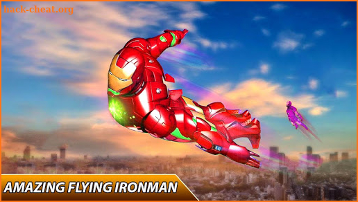 Flying Iron Superhero Man - City Rescue Mission screenshot