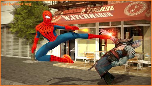 Flying Iron Superhero Spider Mission screenshot