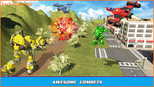 Flying Jet Robot War Simulator screenshot