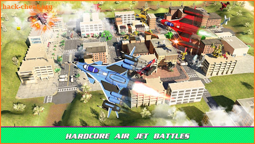 Flying Jet Robot War Simulator screenshot