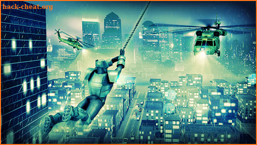 Flying Knight Superhero: Rescue Dark City 3D game screenshot