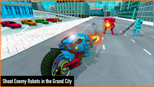 Flying Lion Robot Transform: Robot Shooting Games screenshot