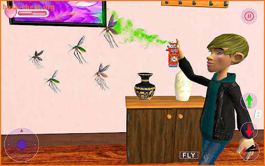 Flying Mosquito Bug Games screenshot