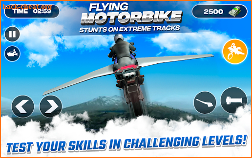 Flying Motorbike Stunts screenshot