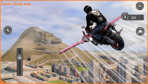 Flying Motorbike Stunts Riding Simulator screenshot