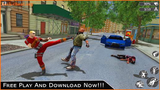 Flying Ninja Super Hero - Rescue Survival Game 3D screenshot