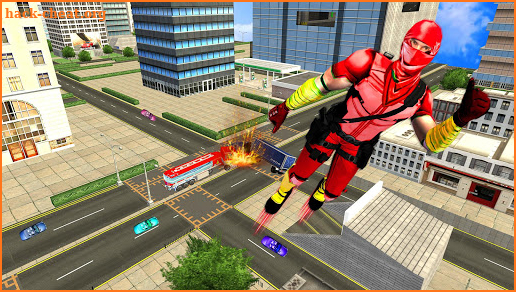 Flying Ninja Super Speed Hero Real Gangster Chase screenshot