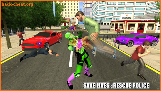 Flying Ninja Super Speed Hero Real Gangster Chase screenshot