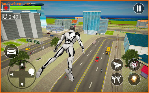 Flying Panther Robot Hero City Crime Fighter screenshot