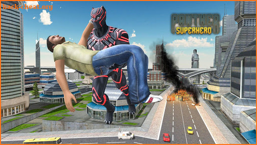 Flying Panther Superhero Crime City Rescue screenshot