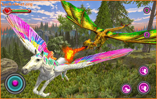 Flying Pegasus Baby Unicorn 3D screenshot