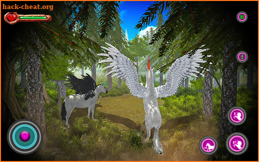 Flying Pegasus Baby Unicorn 3D screenshot