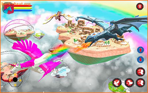 Flying Pegasus Horse Simulator- Unicorn Game screenshot
