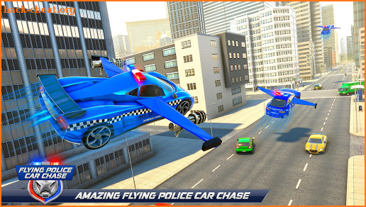 Flying Police Car Chase: Flying Car Simulator screenshot