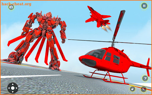 Flying Police Helicopter Transform Car Simulator screenshot