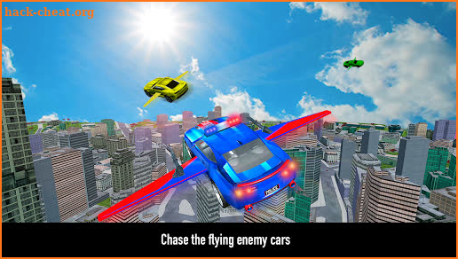 Flying Police Robot Car Transform: Flying Car Game screenshot