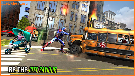 Flying Robot Captain Hero City Survival Mission screenshot