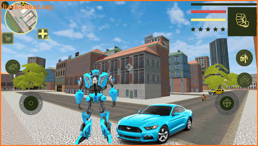 Flying Robot Car Transform - Transforming Games screenshot