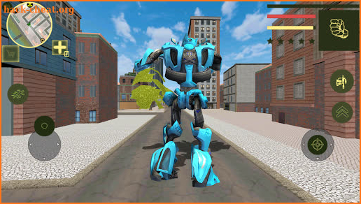 Flying Robot Car Transform - Transforming Games screenshot