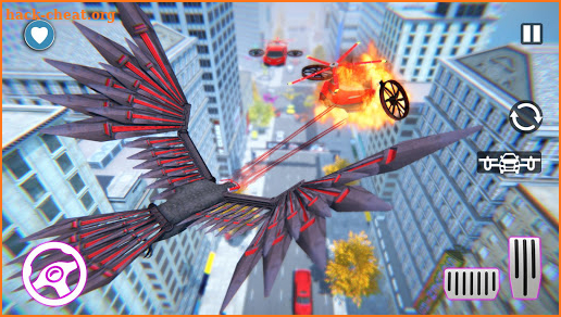 Flying Robot Car VS Robot Eagle screenshot