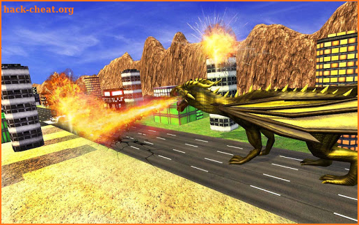 Flying Robot Dragon : Transformation War 2018 screenshot