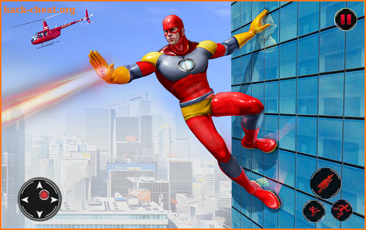 Flying Robot Hero: Flying Superhero Robot Rescue screenshot