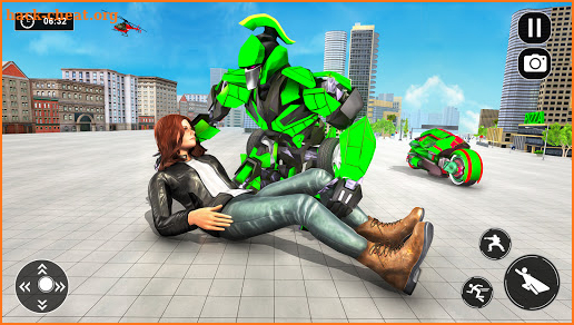 Flying Robot Rescue Hero: Superhero Rescue Mission screenshot