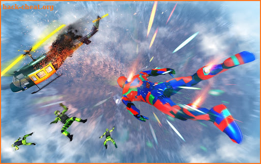 Flying Robot Rescue Hero: Superhero Rescue Mission screenshot