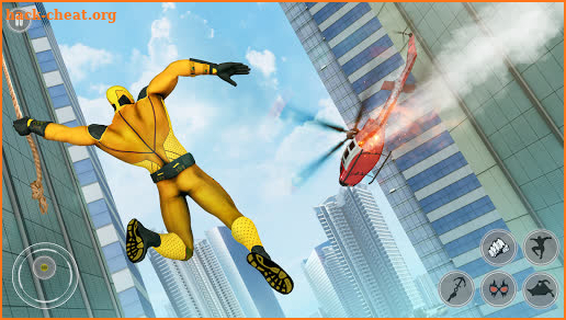 Flying Robot Rope Hero Games: Grand Crime City screenshot