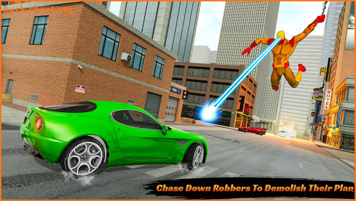 Flying Robot Rope Hero Games: Grand Crime City screenshot