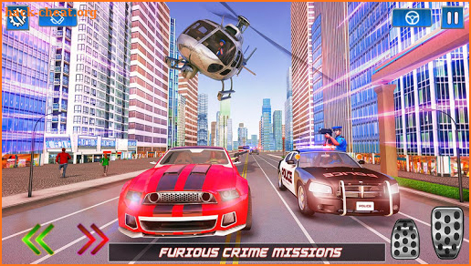 Flying Robot Rope Hero - Vegas Crime City Gangster screenshot