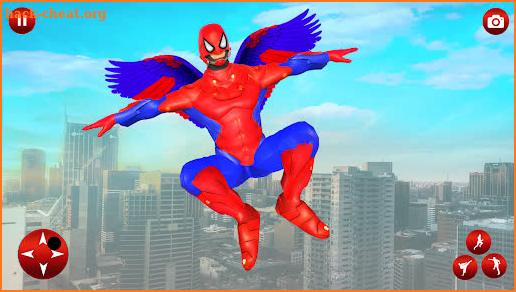 Flying Robot Superhero Game screenshot