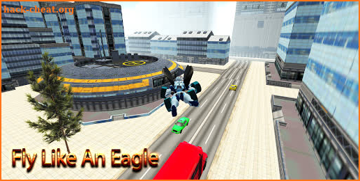 Flying Robot Transform Attack Robot Shooting Games screenshot