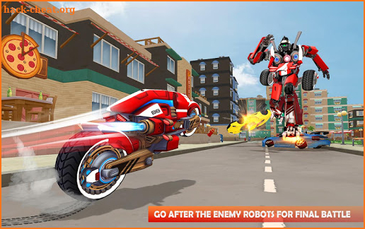 Flying Robot Transformers Game screenshot