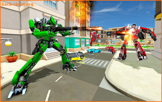 Flying Robot Transformers Game screenshot