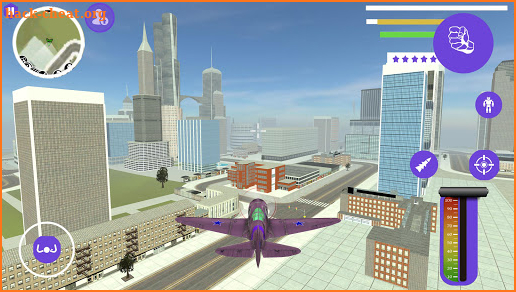 Flying Robot Transforming Plane: Air Robot Game screenshot