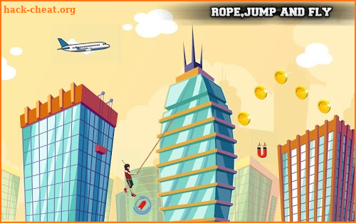 Flying Rope Guy screenshot