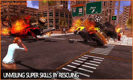 Flying Rope Master Superhero Rescue Mission screenshot