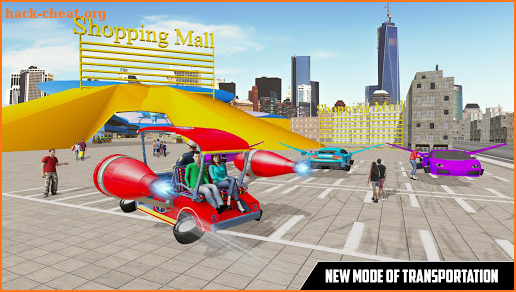 Flying Shopping Mall Taxi Driver screenshot