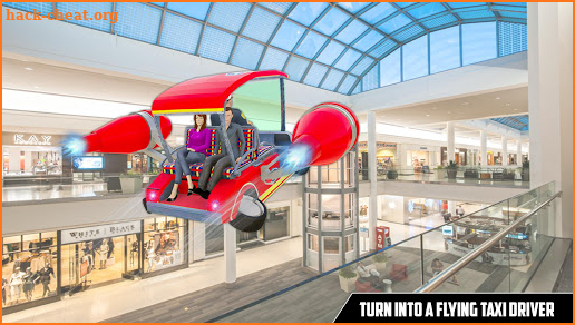 Flying Shopping Mall Taxi Driver screenshot