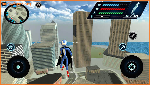 Flying Speed  Stickman Rope hero Gangaster Crime screenshot