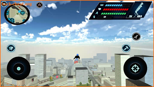 Flying Speed  Stickman Rope hero Gangaster Crime screenshot