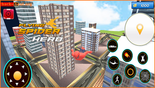 Flying Spider Hero : City Crime Battle screenshot