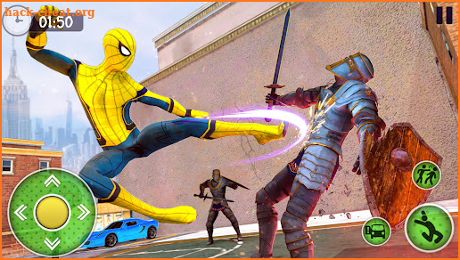 Flying Spider Hero Gangster 3D screenshot